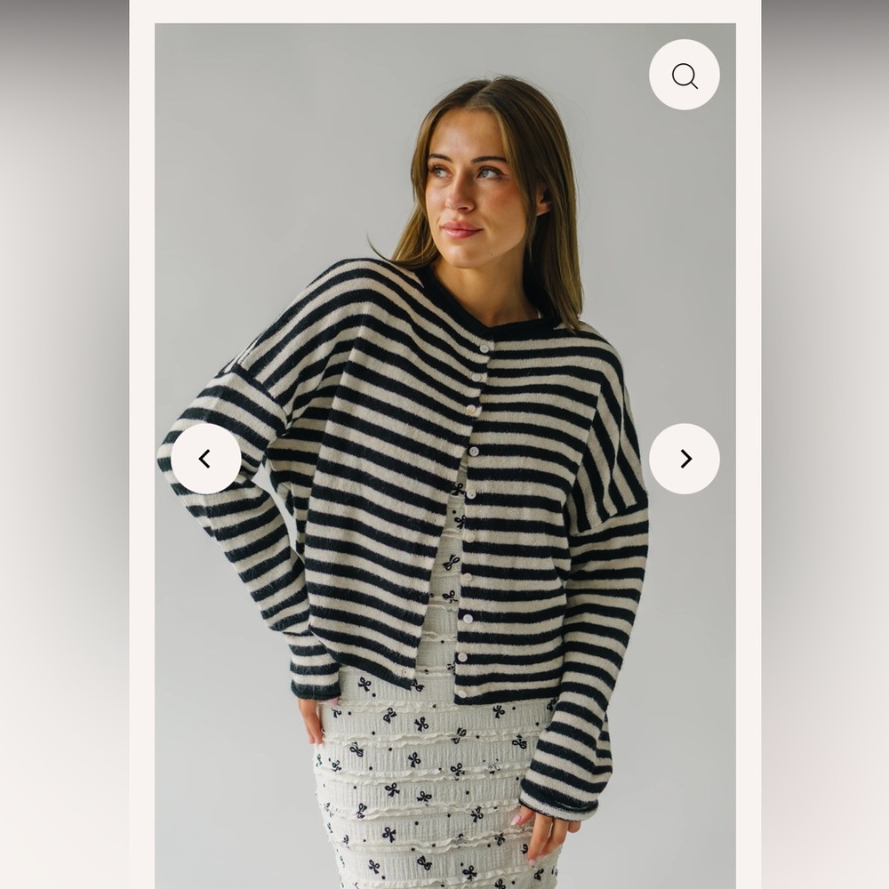 Things Between Oversized Button Up Cardigan